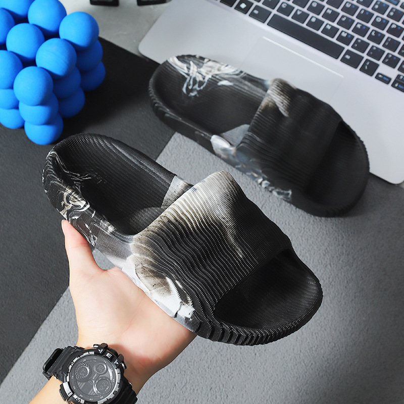 Home Bathroom Trends - รองเท้าแตะผู้ชายและผู้หญิงฤดูร้อนในร่มบ้าน 2025 ใหม่ห้องน้ํา Anti SLIP รองเท้าแตะนุ่ม