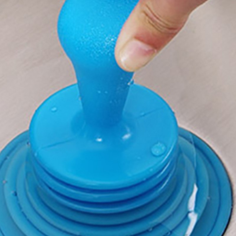 Plunger Toilet - เครื่องมือทะลวงท่ออ่างล้างจาน ห้องน้ำ ท่อระบายน้ำ ท่อตัน พร้อมจุกดูดสุญญากาศ