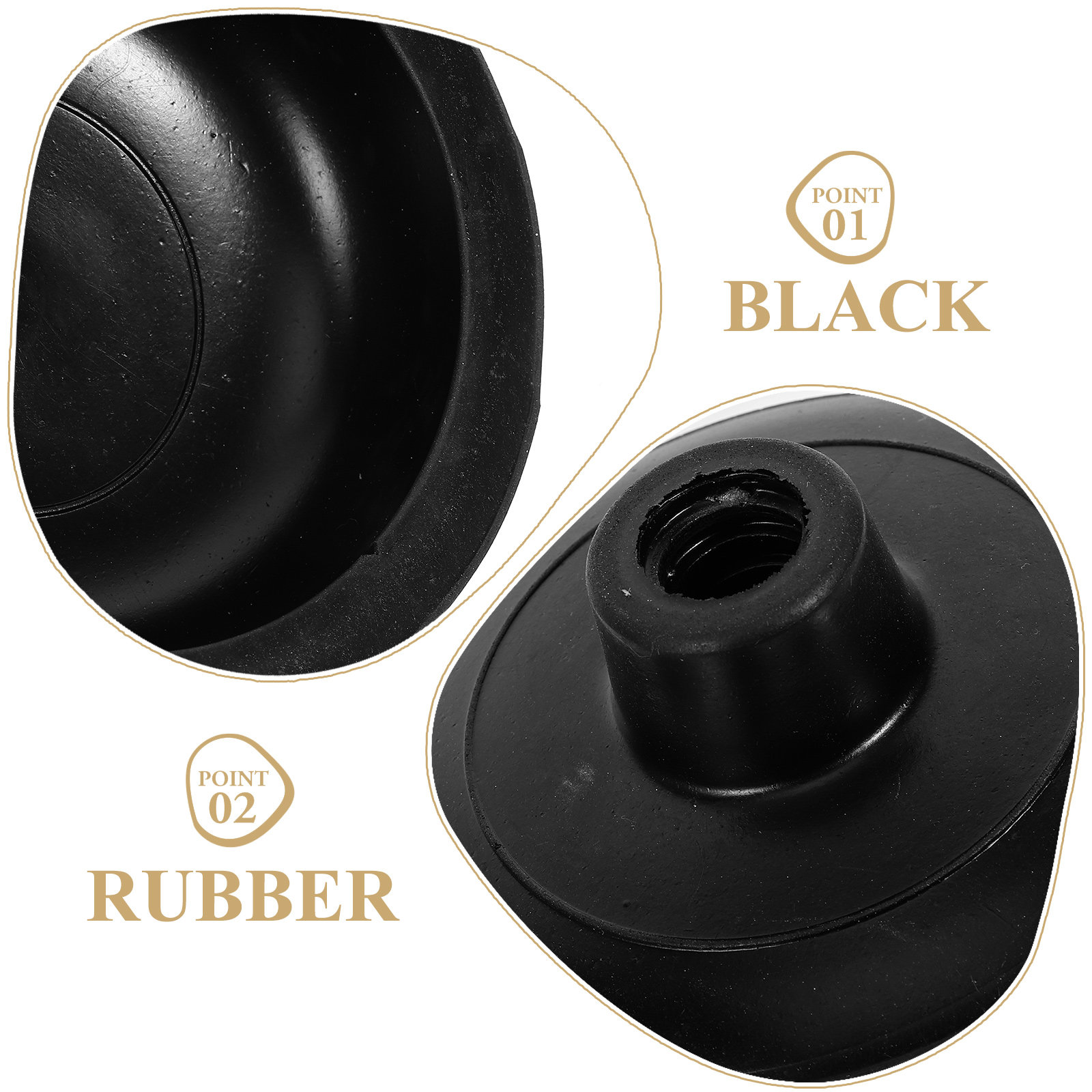 หัวปั๊มยางสำรอง 2 ชิ้น สำหรับท - Plunger Toilet บทวิจารณ์และราคา