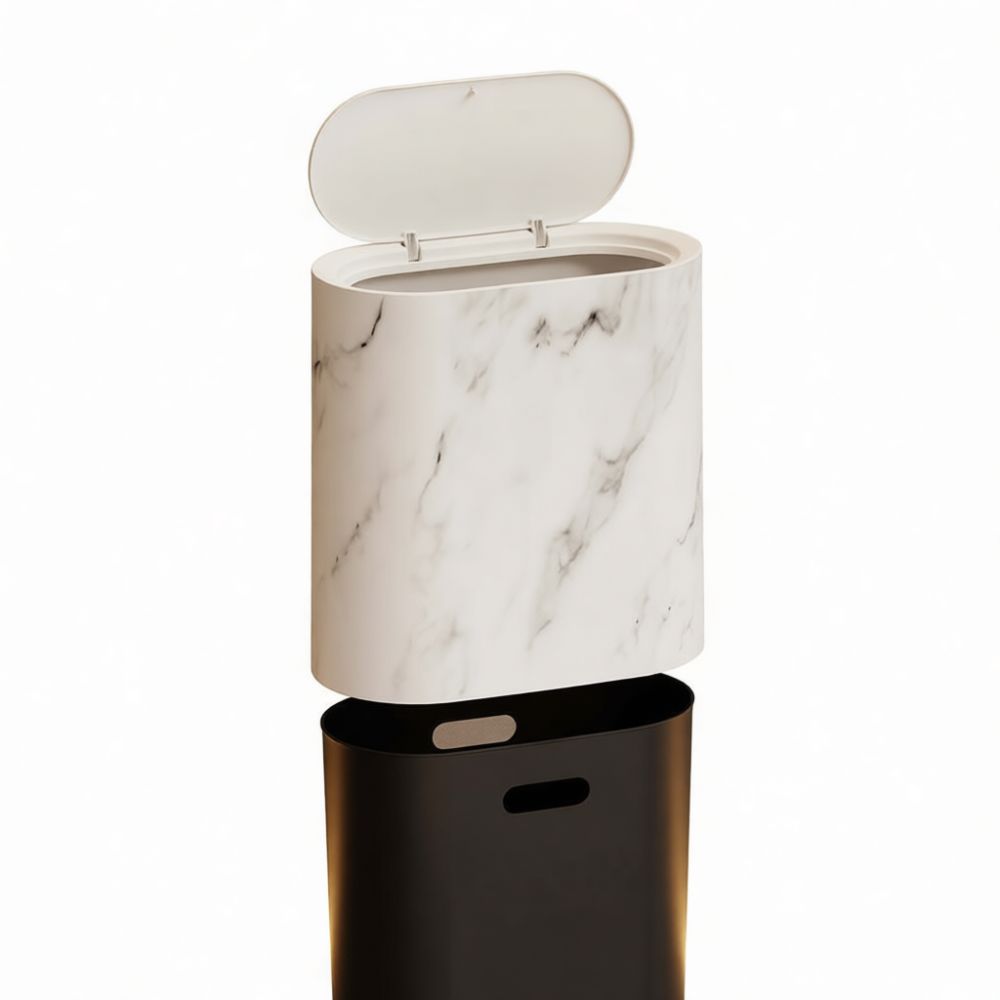 ถังขยะทรงเพรียวสไตล์มินิมอล สำ - Home Essentials Bathroom Storage บทวิจารณ์และราคา