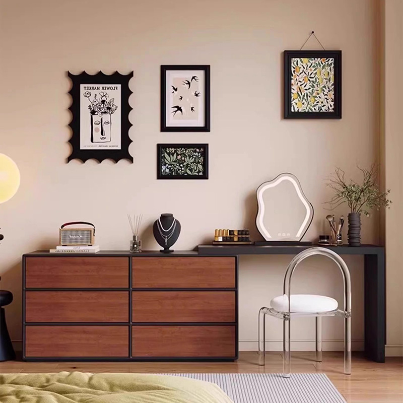 โต๊ะเครื่องแป้งสีดำขนาดใหญ่ เฟ - Home Essentials Bathroom Storage บทวิจารณ์และราคา