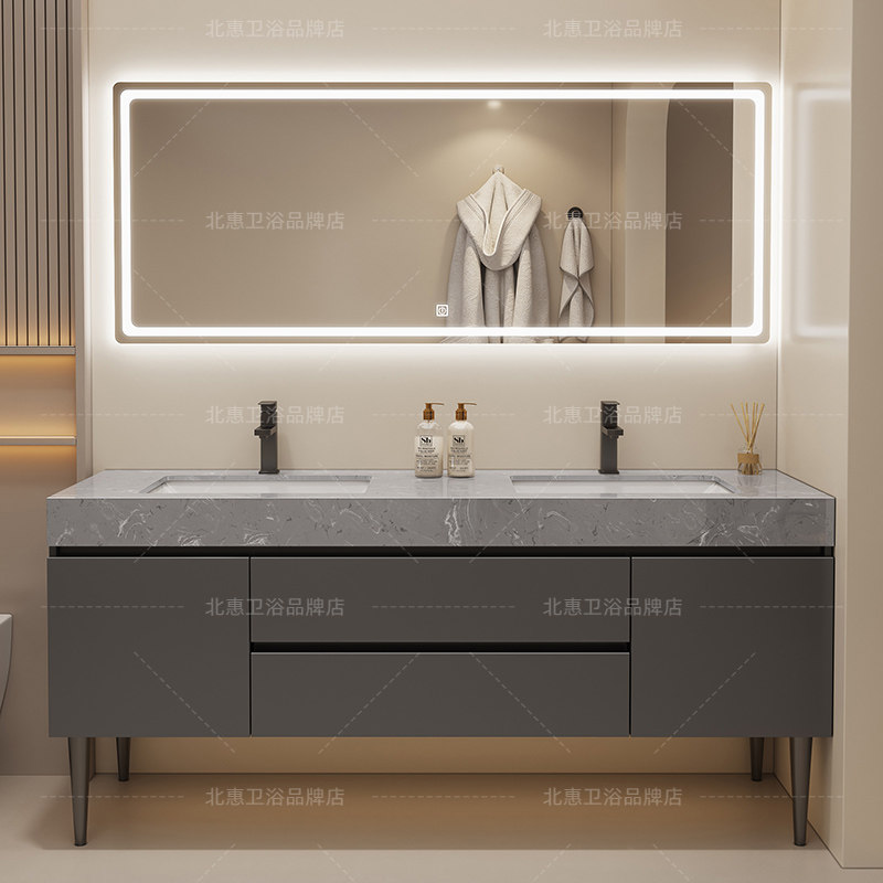 ออแกไนเซอร์สำหรับวางบนพื้น ตู้ - Home Bathroom Vanity Combo บทวิจารณ์และราคา