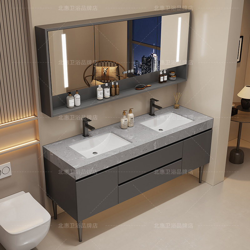 ออแกไนเซอร์สำหรับวางบนพื้น ตู้ - Home Bathroom Vanity Combo บทวิจารณ์และราคา