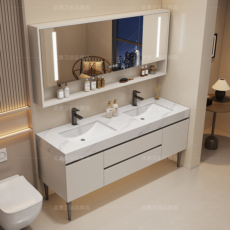 ออแกไนเซอร์สำหรับวางบนพื้น ตู้ - Home Bathroom Vanity Combo บทวิจารณ์และราคา