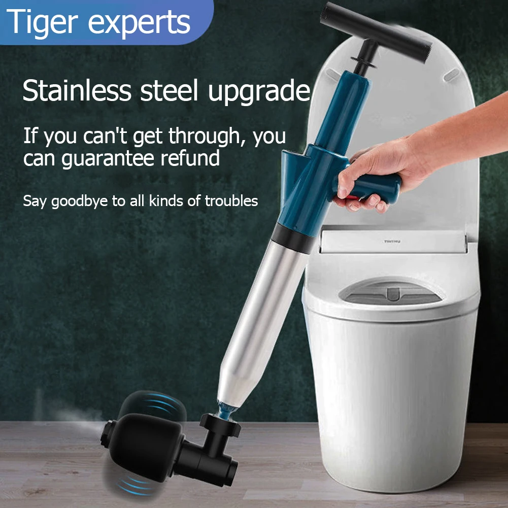 ปืนสูบลมระบายน้ำแรงดันสูงแบบใช - Plunger Toilet บทวิจารณ์และราคา