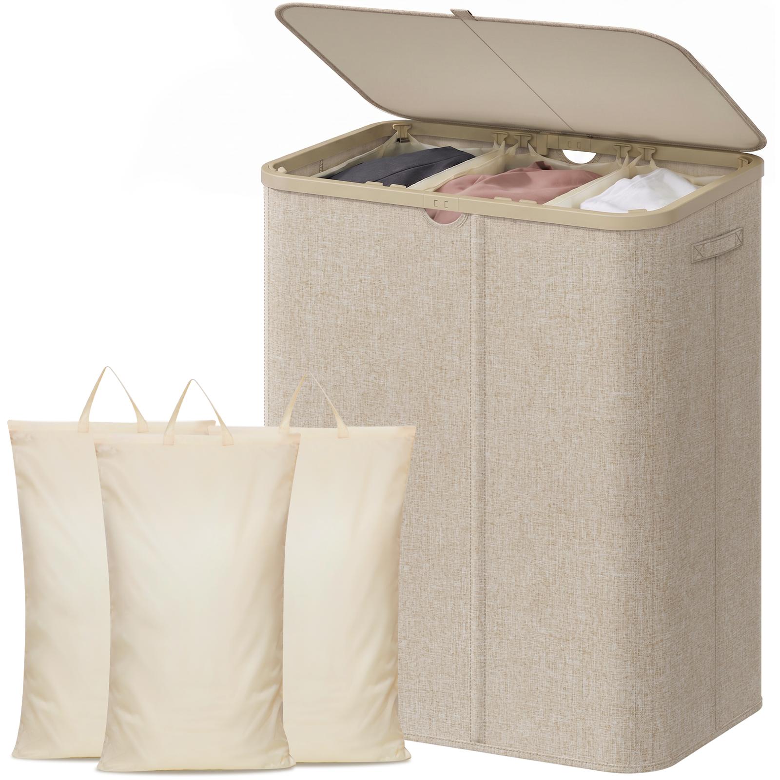 ตะกร้าผ้าพลาสติกขนาดใหญ่พิเศษ  - Home Essentials Bathroom Storage บทวิจารณ์และราคา