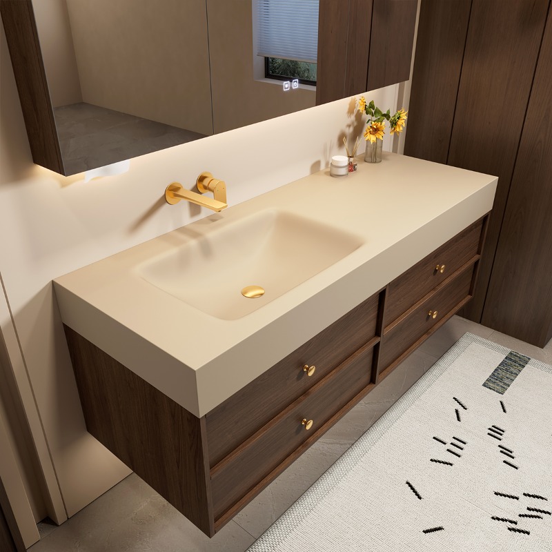 ตู้เก็บของในห้องน้ำสุดหรูทันสม - Home Bathroom Vanity Combo บทวิจารณ์และราคา
