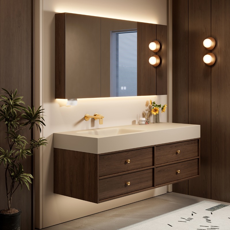 ตู้เก็บของในห้องน้ำสุดหรูทันสม - Home Bathroom Vanity Combo บทวิจารณ์และราคา