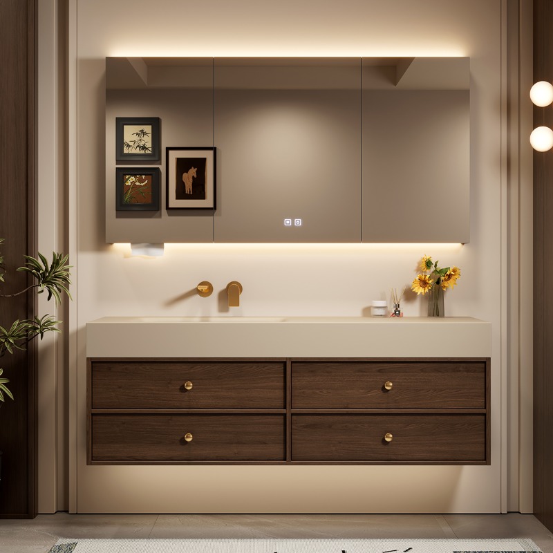 ตู้เก็บของในห้องน้ำสุดหรูทันสม - Home Bathroom Vanity Combo บทวิจารณ์และราคา