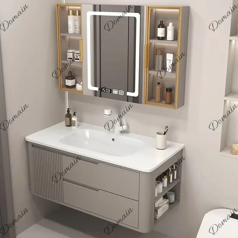 9PS ชั้นวางของในห้องน้ำ ตู้เก็ - Home Bathroom Vanity Combo บทวิจารณ์และราคา