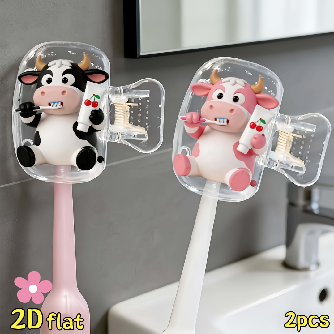 ที่ใส่แปรงสีฟันรูปวัว 2 ชิ้น ส - Home Essentials Bathroom Storage บทวิจารณ์และราคา